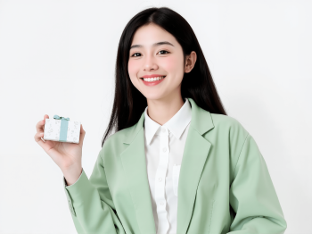 Cô gái, con gái, phụ nữ, hộp quà, sinh viên, quảng cáo, Việt Nam