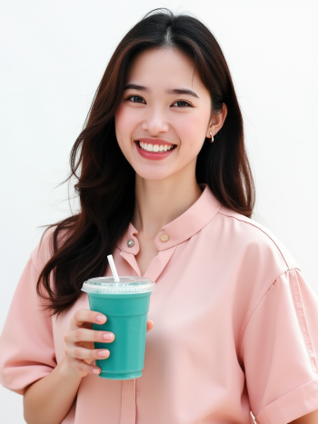 Cô gái, con gái, phụ nữ, học sinh, sinh viên, nước uống, quảng cáo, Việt Nam 25