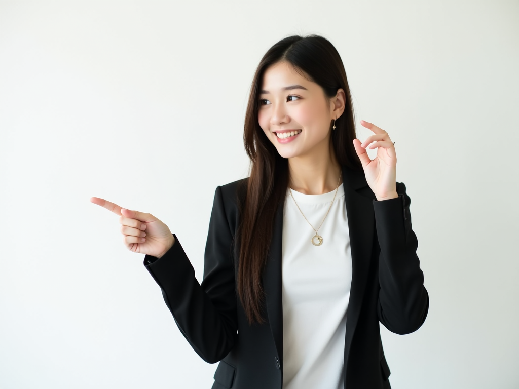 Cô gái, con gái, phụ nữ, nhân viên văn phòng, nhân viên, áo đen, quảng cáo, Việt Nam (2)