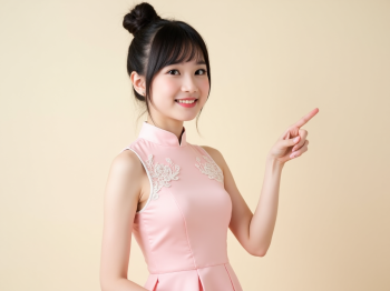 Cô gái, con gái, phụ nữ, nhân viên văn phòng, nhân viên, váy hồng, Việt Nam