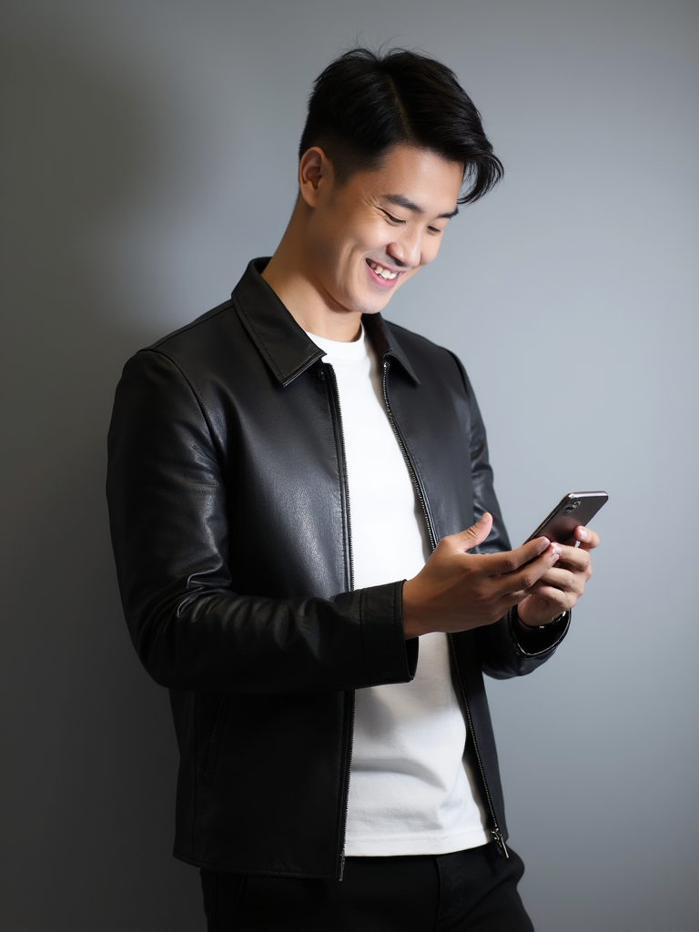 Con trai, nam, boy, nhân viên văn phòng, nhân viên, áo đen, điện thoại, quảng cáo, Việt Nam