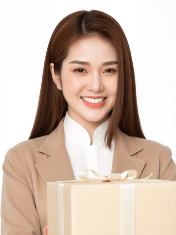 Cô gái, con gái, phụ nữ, hộp quà, sinh viên, quảng cáo, Việt Nam