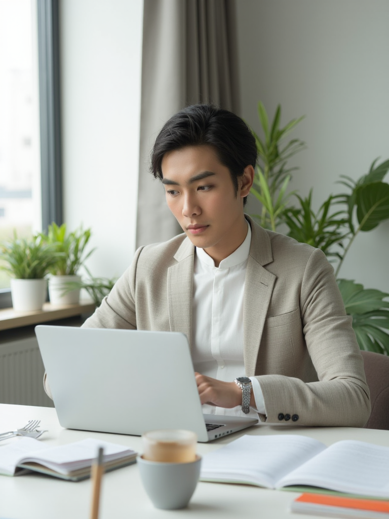 Nam, con trai, nhân viên văn phòng, làm việc, office, kinh doanh, Việt Nam