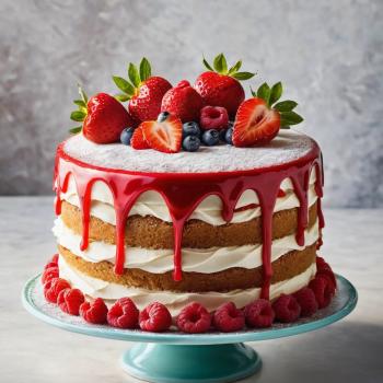 Bánh kem, bánh dâu tây, bánh ngọt, dâu tây, strawberry, cake - Nusrat-Kaniz-Fahima