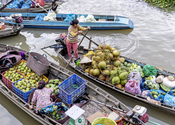 Chợ nổi, chợ, miền tây, Việt Nam, VietNam -  (3)