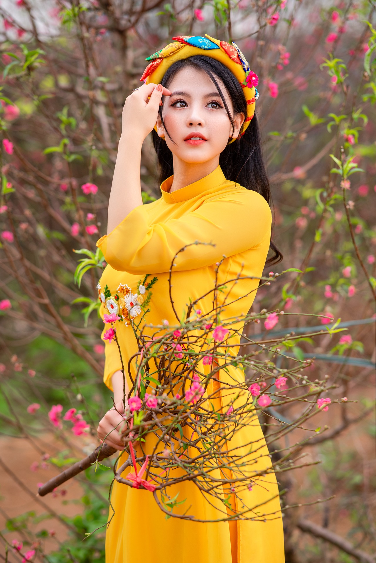 Cô gái, con gái, bạn gái, phụ nữ, áo dài, Tết, Xuân - Long_Phung (2)