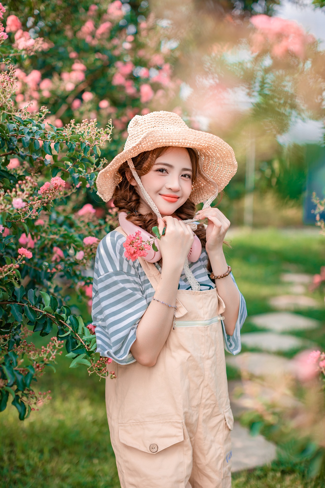 Cô gái, con gái, phụ nữ, girl, vườn hoa, mùa xuân - Long_Phung (2)
