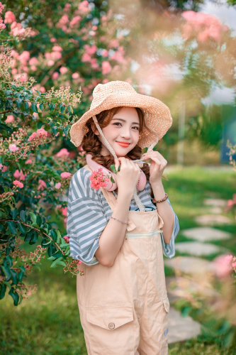 Cô gái, con gái, phụ nữ, girl, vườn hoa, mùa xuân - Long_Phung (2)