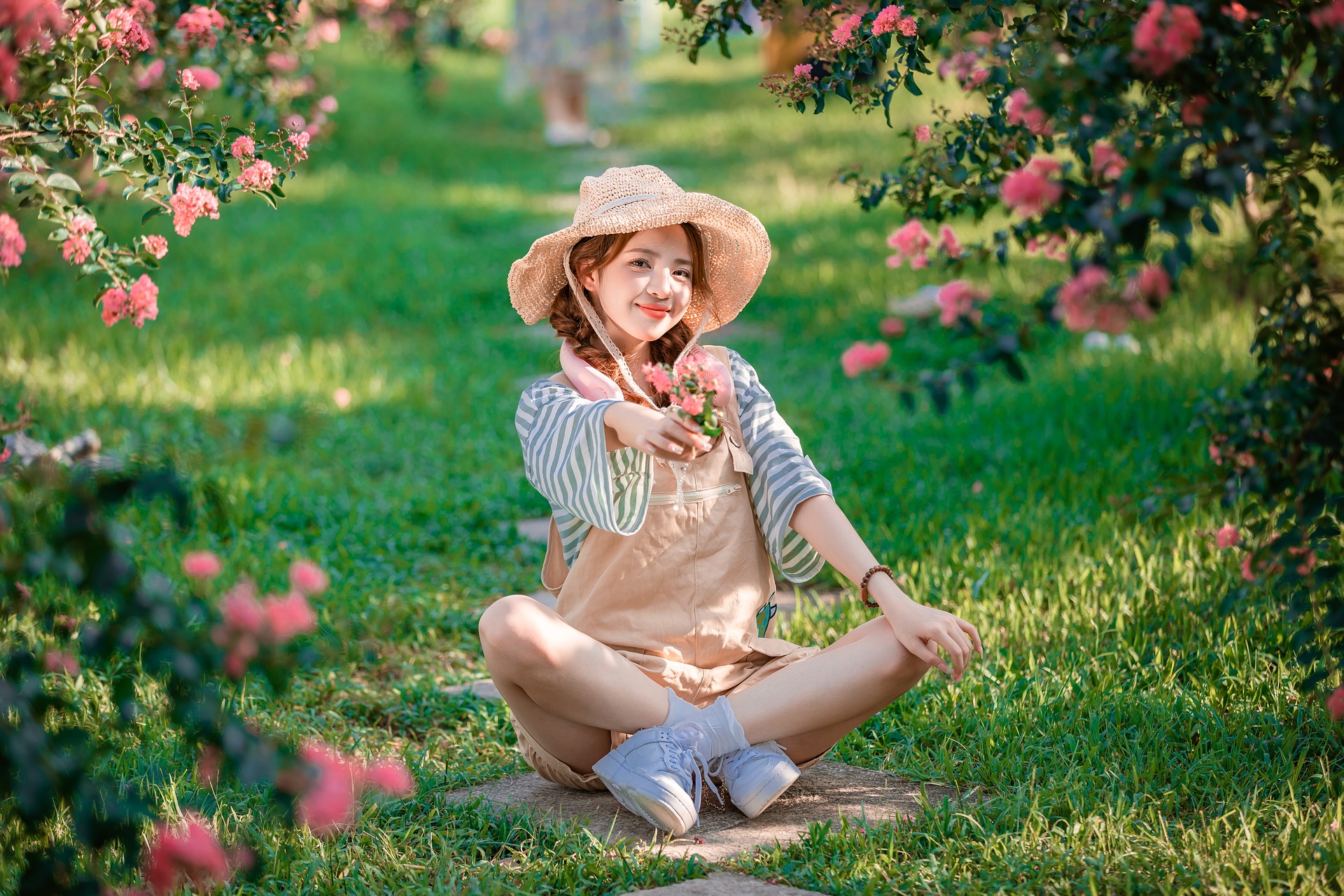 Cô gái, con gái, phụ nữ, girl, vườn hoa, mùa xuân - Long_Phung (5)