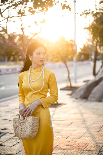 Con gái, cô gái, girl, nữ, áo dài, thiếu nữ, trang phục truyền thống, Việt Nam - chevando (2)