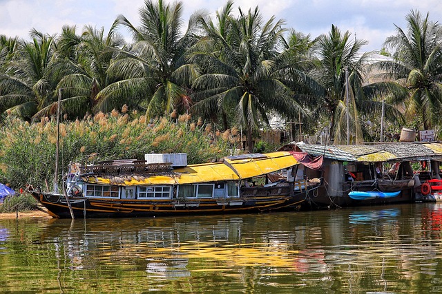 Ghe, tàu, miền tây, sông nước, Việt Nam - Tho-Ge