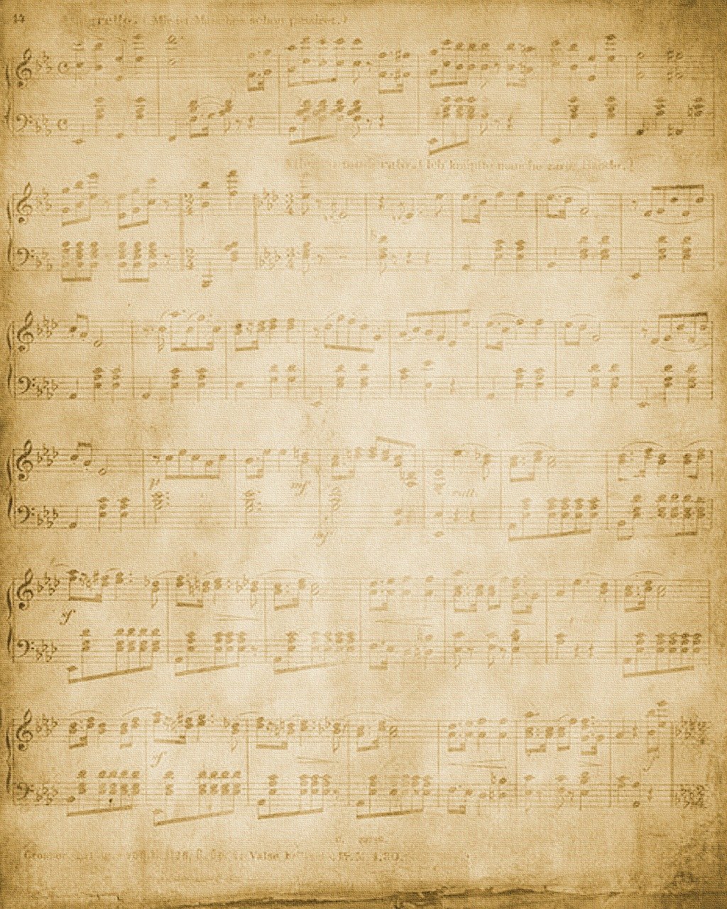 Giấy, paper, vintage, giấy nhạc, âm nhạc, music nền, background - ArtsyBee