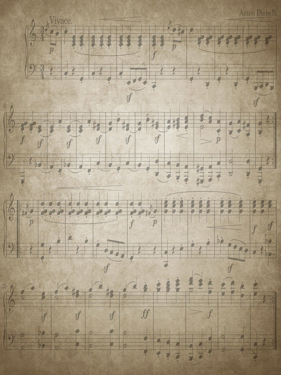 Giấy, paper, vintage, giấy nhạc, âm nhạc, music nền, background - flutie8211