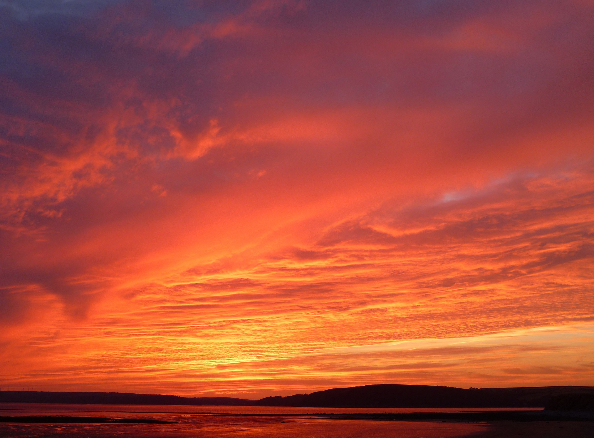 Hoàng hôn, bầu trời, sky, sunset - LeesDesign