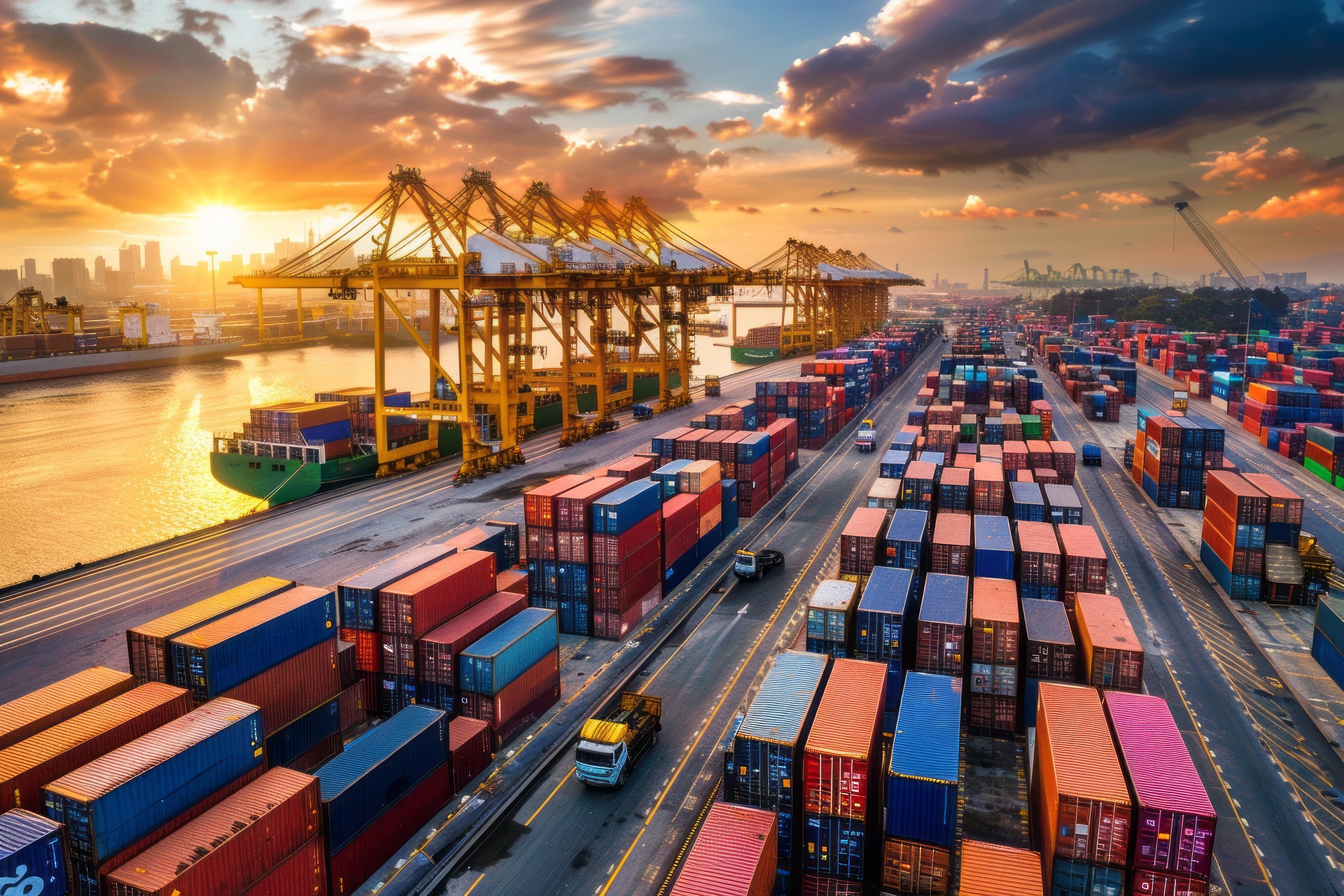 Logistics, container, vận chuyển, vận tải -  TungArt7 (2)