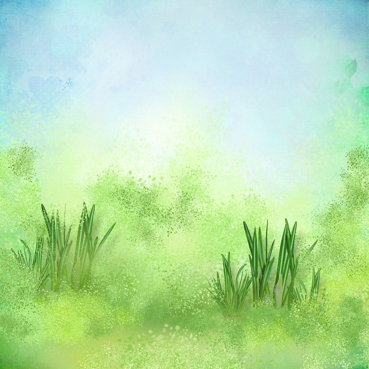 Màu nước, màu, watercolor, nền, background, màu xanh lá, tranh - Chukovskaya