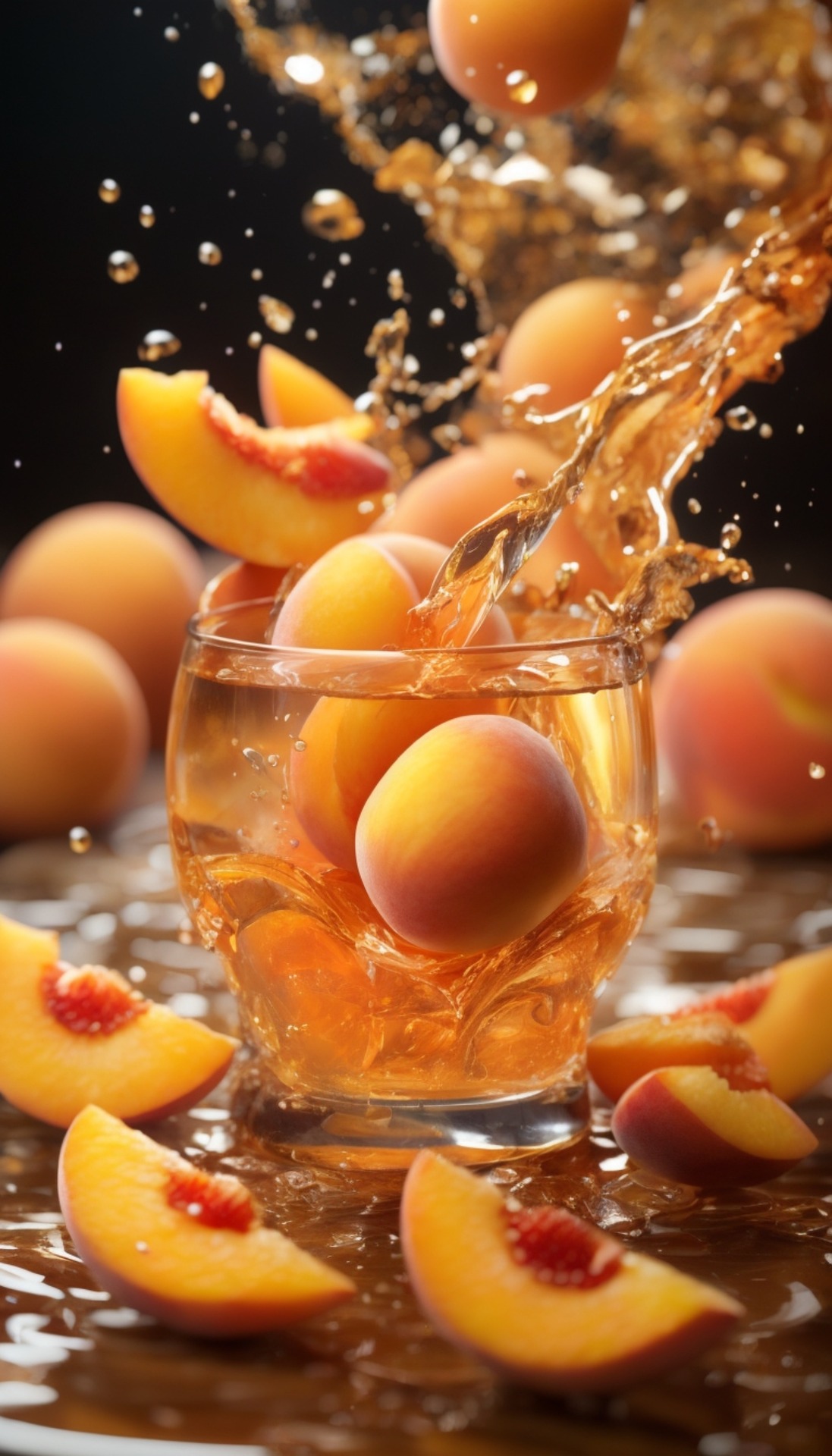Nước ép đào, đào, peach, trái cây, nước ép, fruit, juice - ghasoub