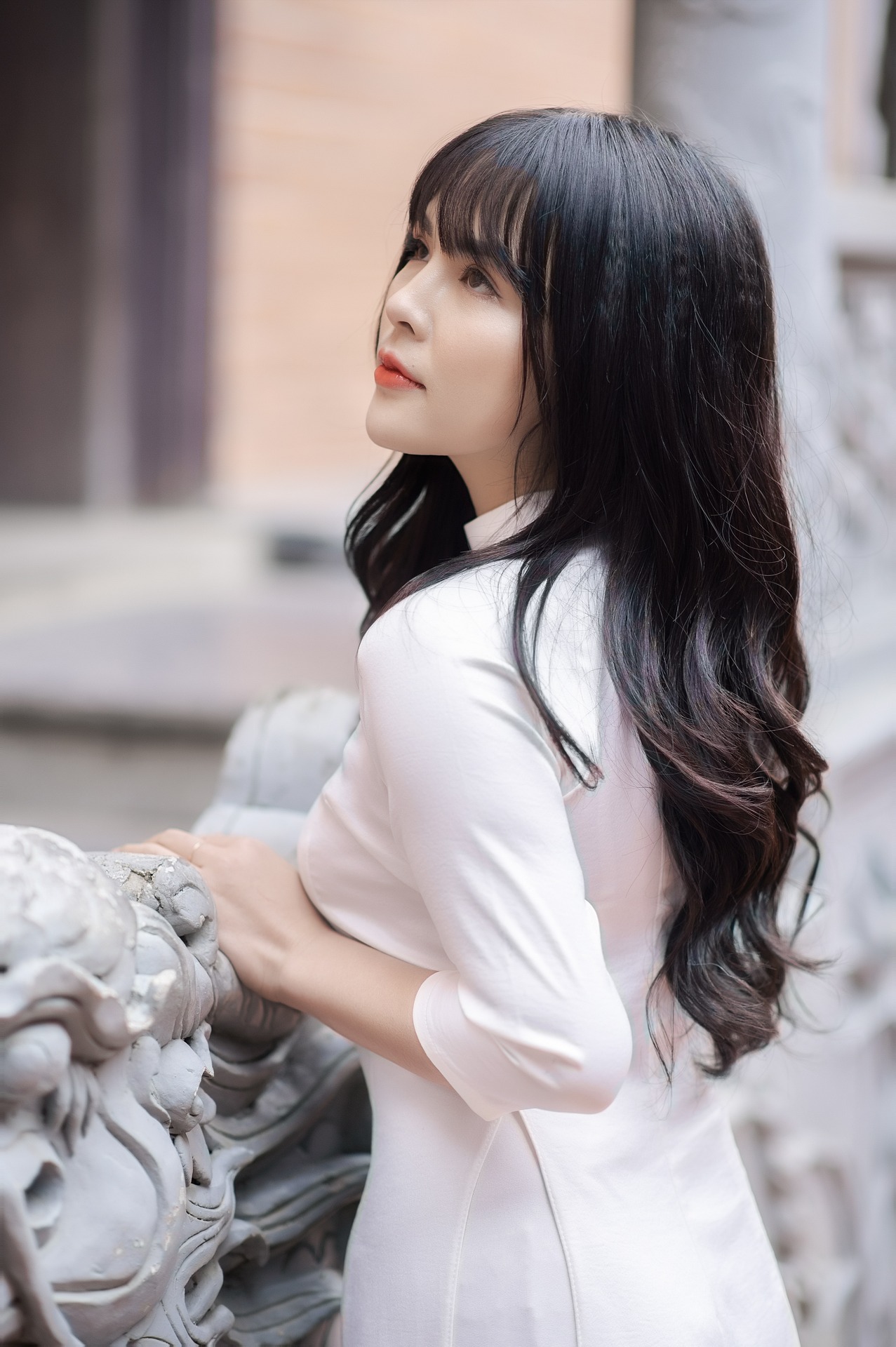 Áo dài, trang phục truyền thống, cô gái, con gái, phụ nữ, nữ, Việt Nam, Viet Nam - Chuotanhls