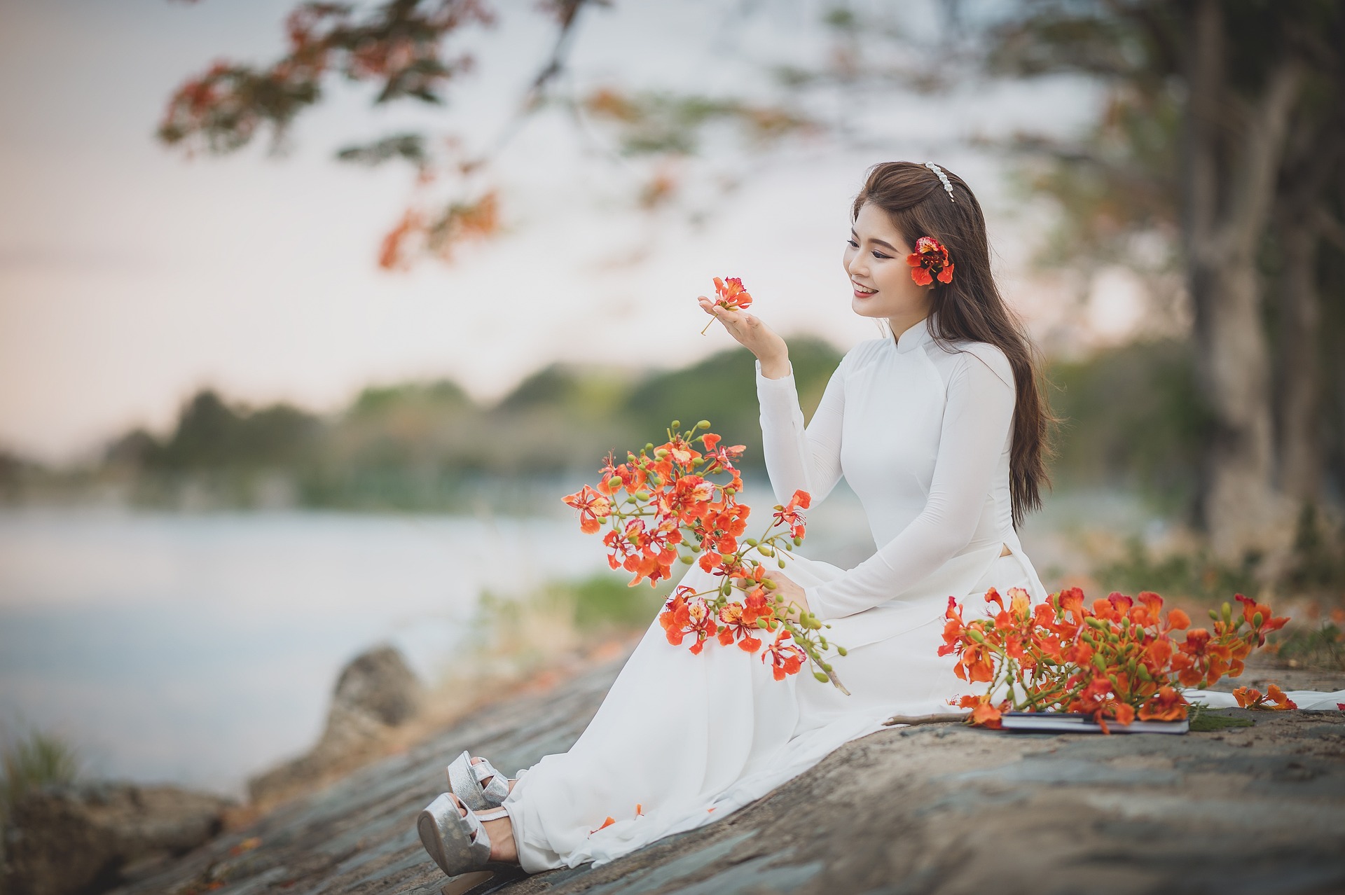 Áo dài, trang phục truyền thống, cô gái, con gái, phụ nữ, nữ, Việt Nam, Viet Nam - TieuBaoTruong (4)