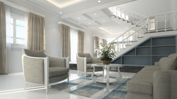 Phòng khách, nội thất, nhà, house, home, furniture, cầu thang - 4787421