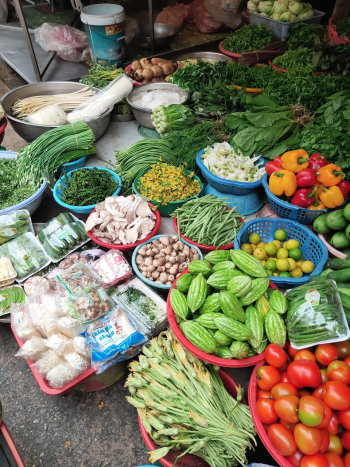Rau củ, qua quả, chợ, rau, hành, tỏi, gia vị - honguyenquochoang06078