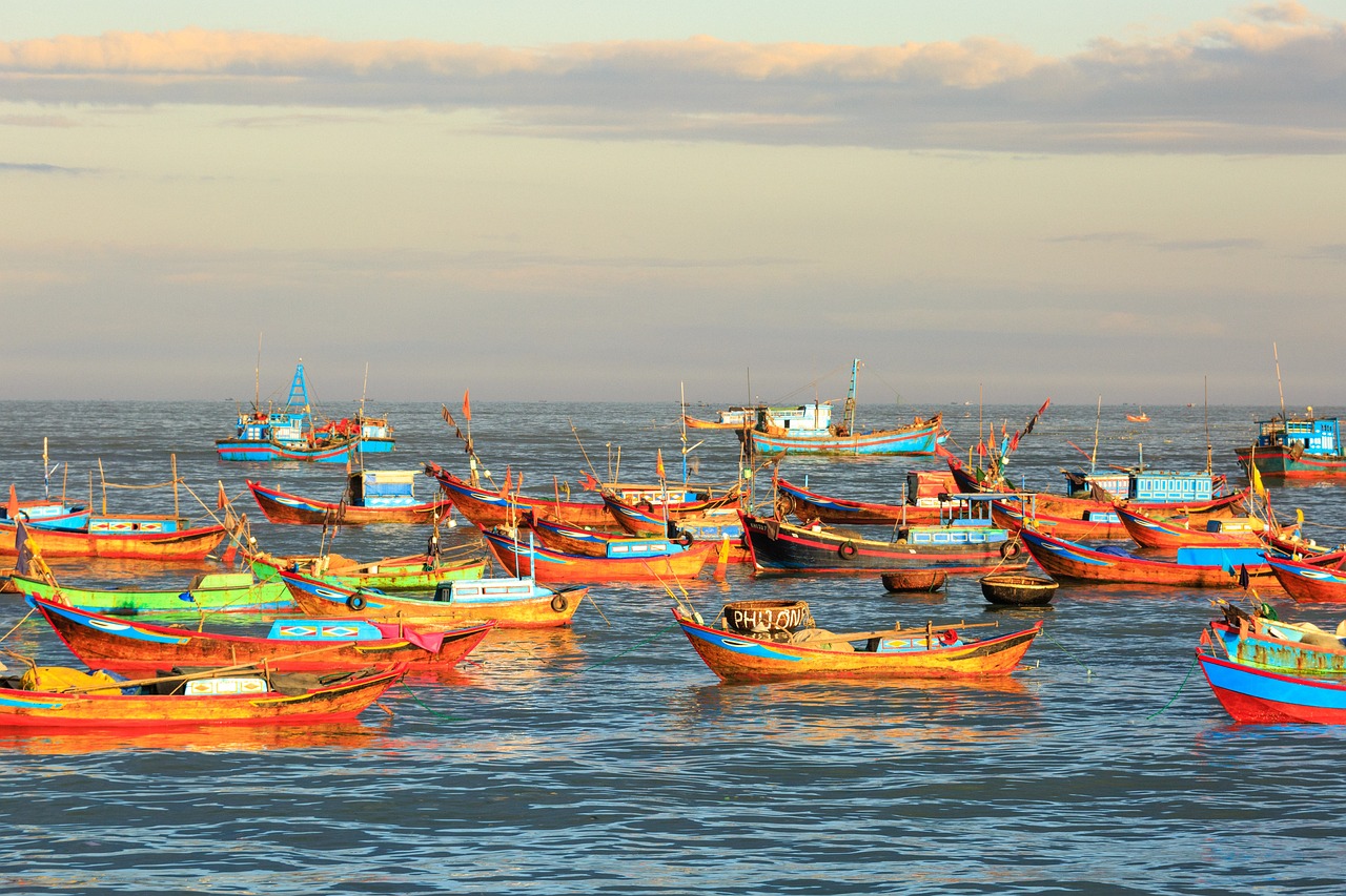 Thuyền, biển, đánh cá, Việt Nam - Quangpraha