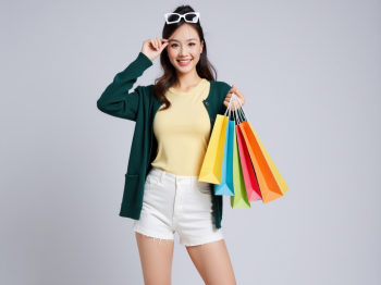Con gái, nữ, girl, nhân viên, mua sắm, quảng cáo, Việt Nam 15