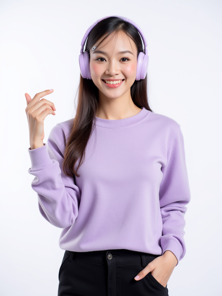 Con gái, nữ, girl, tai nghe, sinh viên, quảng cáo, Việt Nam 32