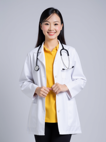 Con gái, nữ, girl, bác sĩ, doctor, quảng cáo, Việt Nam