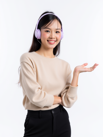 Con gái, nữ, girl, tai nghe, sinh viên, quảng cáo, Việt Nam 41