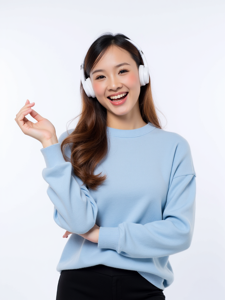 Con gái, nữ, girl, tai nghe, sinh viên, quảng cáo, Việt Nam 29
