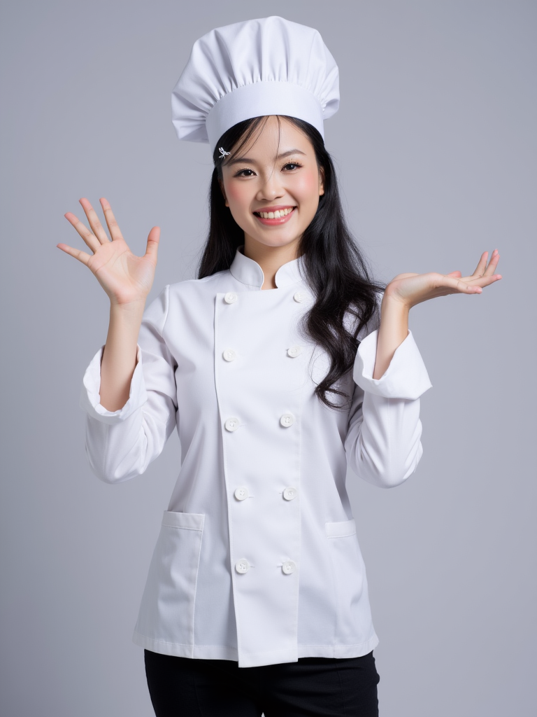 Con gái, nữ, girl, đầu bếp, chef, người mẫu, quảng cáo, Việt Nam 6