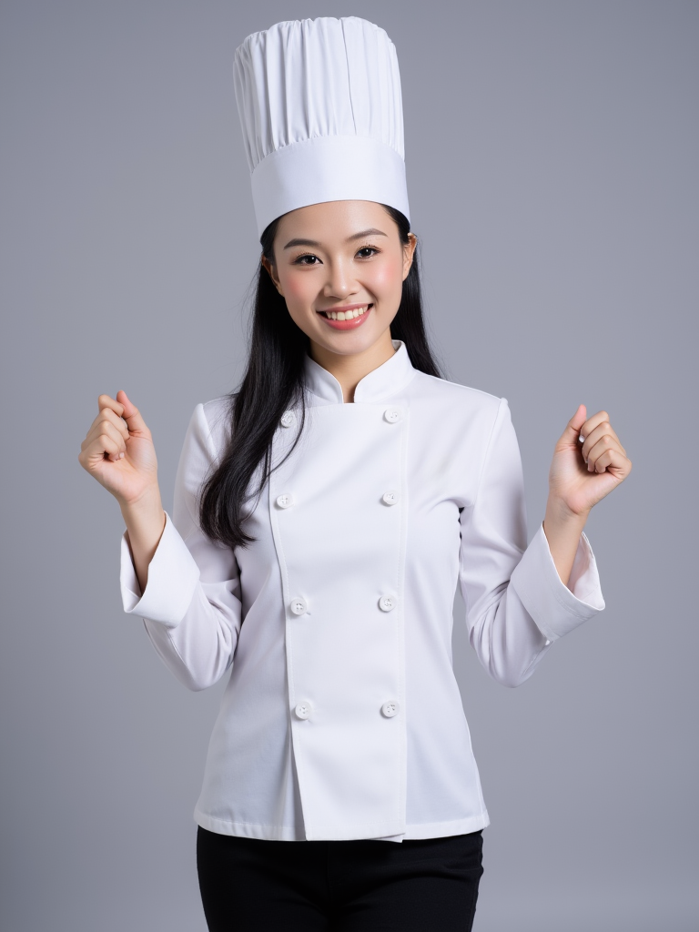 Con gái, nữ, girl, đầu bếp, chef, người mẫu, quảng cáo, Việt Nam 7
