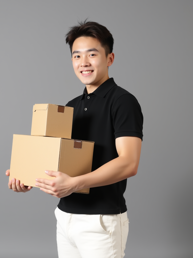 Con trai, nam, boy, nhân viên, văn phòng, giao hàng, Việt Nam