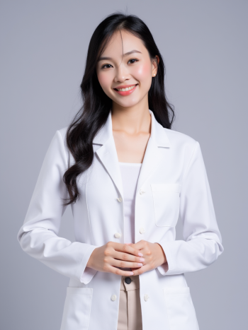 Con gái, nữ, girl, bác sĩ, doctor, quảng cáo, Việt Nam