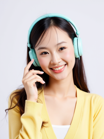 Con gái, nữ, girl, tai nghe, sinh viên, quảng cáo, Việt Nam 21