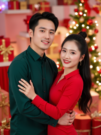 Cặp đôi, couple, con trai, con gái, girl, boy, giáng sinh, christmas, Việt Nam 12