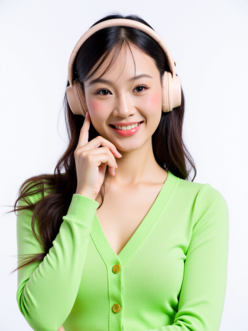 Con gái, nữ, girl, tai nghe, sinh viên, quảng cáo, Việt Nam 3
