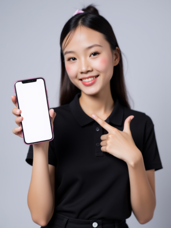Con gái, cô gái, nữ, girl, văn phòng, cầm điện thoại, quảng cáo, Việt Nam 1