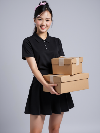 Con gái, nữ, girl, nhân viên, văn phòng, giao hàng, Việt Nam 1