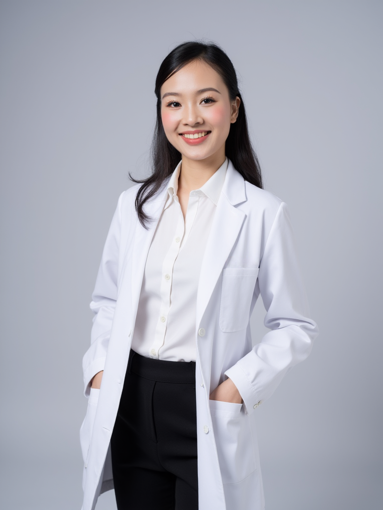 Con gái, nữ, girl, bác sĩ, doctor, quảng cáo, Việt Nam 4