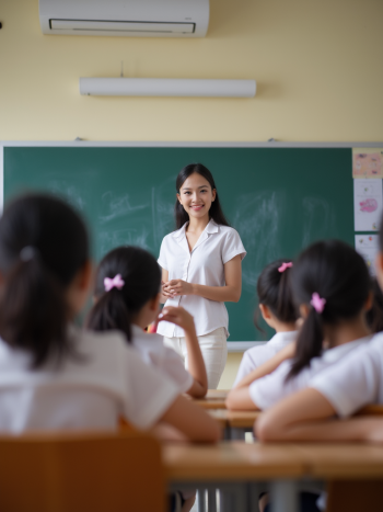 Con gái, nam, nữ, lớp học, cô giáo, học sinh, class, teacher, Việt Nam 4