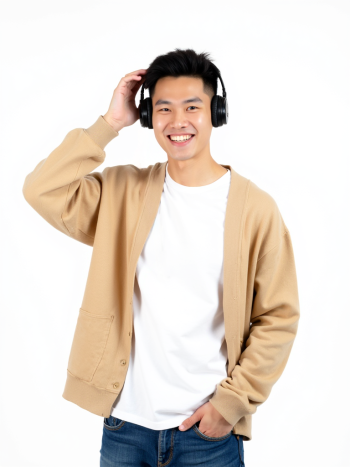 Con trai, nam, boy, tai nghe, sinh viên, quảng cáo, Việt Nam