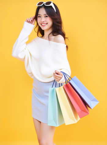 Con gái, nữ, girl, nhân viên, mua sắm, quảng cáo, Việt Nam 6