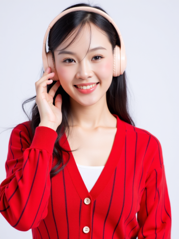 Con gái, nữ, girl, tai nghe, sinh viên, quảng cáo, Việt Nam 10