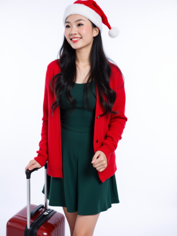 Con gái, nữ, học sinh, sinh viên, girl, giáng sinh, christmas, Việt Nam 46