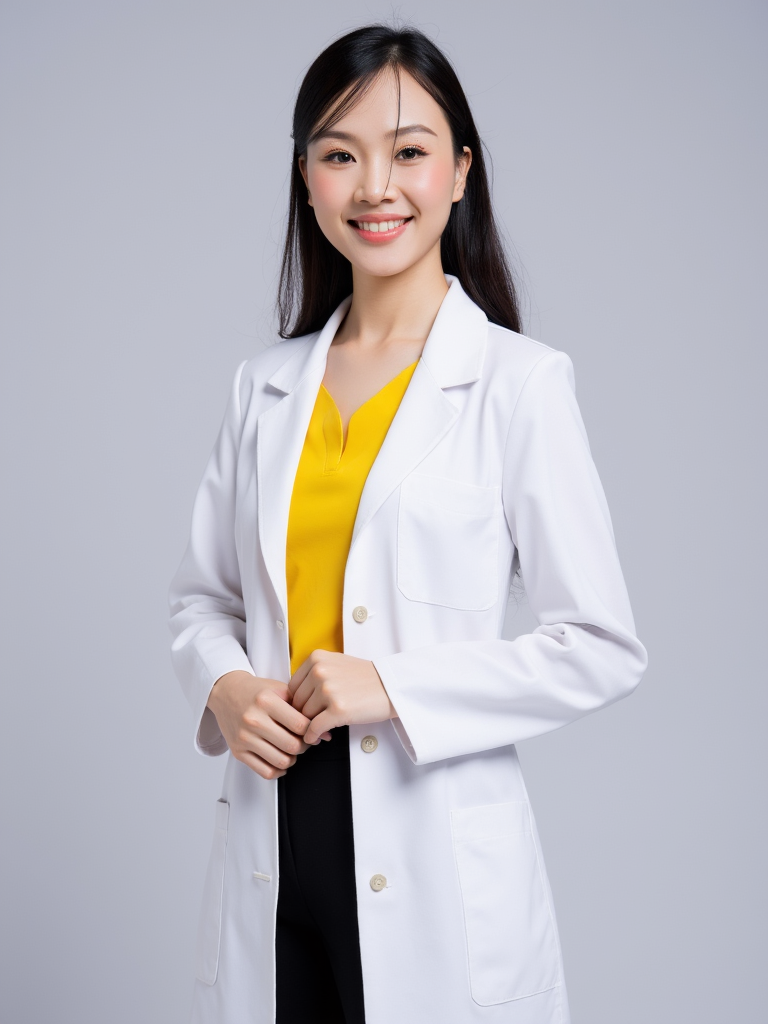Con gái, nữ, girl, bác sĩ, doctor, quảng cáo, Việt Nam