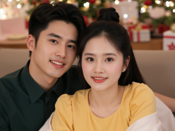 Cặp đôi, couple, con trai, con gái, girl, boy, giáng sinh, christmas, Việt Nam 15