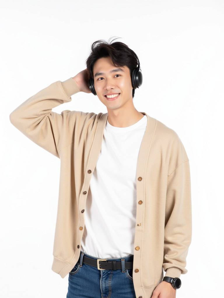 Con trai, nam, boy, tai nghe, sinh viên, quảng cáo, Việt Nam 1