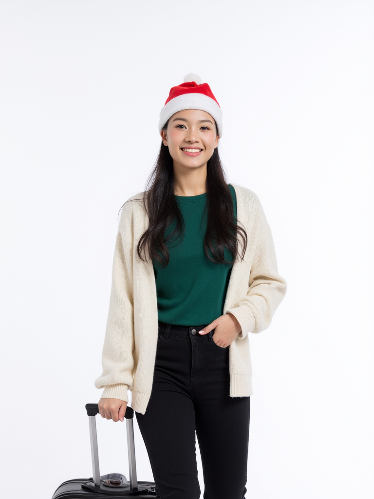 Con gái, nữ, học sinh, sinh viên, girl, giáng sinh, christmas, Việt Nam 37